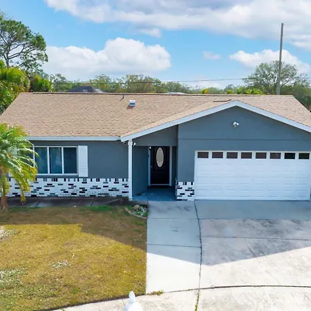 Beach Villa Private Pool Fire Pit 6Mi To Beach Pinellas Park Exterior photo
