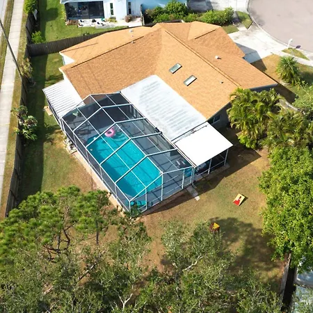 Beach Villa Private Pool Fire Pit 6Mi To Beach Pinellas Park Exterior photo