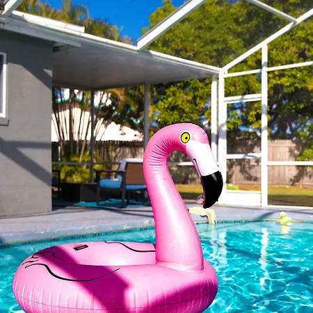 Beach Villa Private Pool Fire Pit 6Mi To Beach Pinellas Park Exterior photo